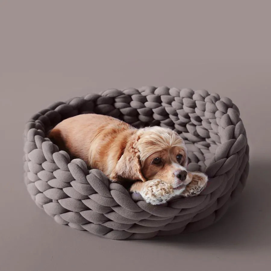 Dog Knit Bed - RavePets