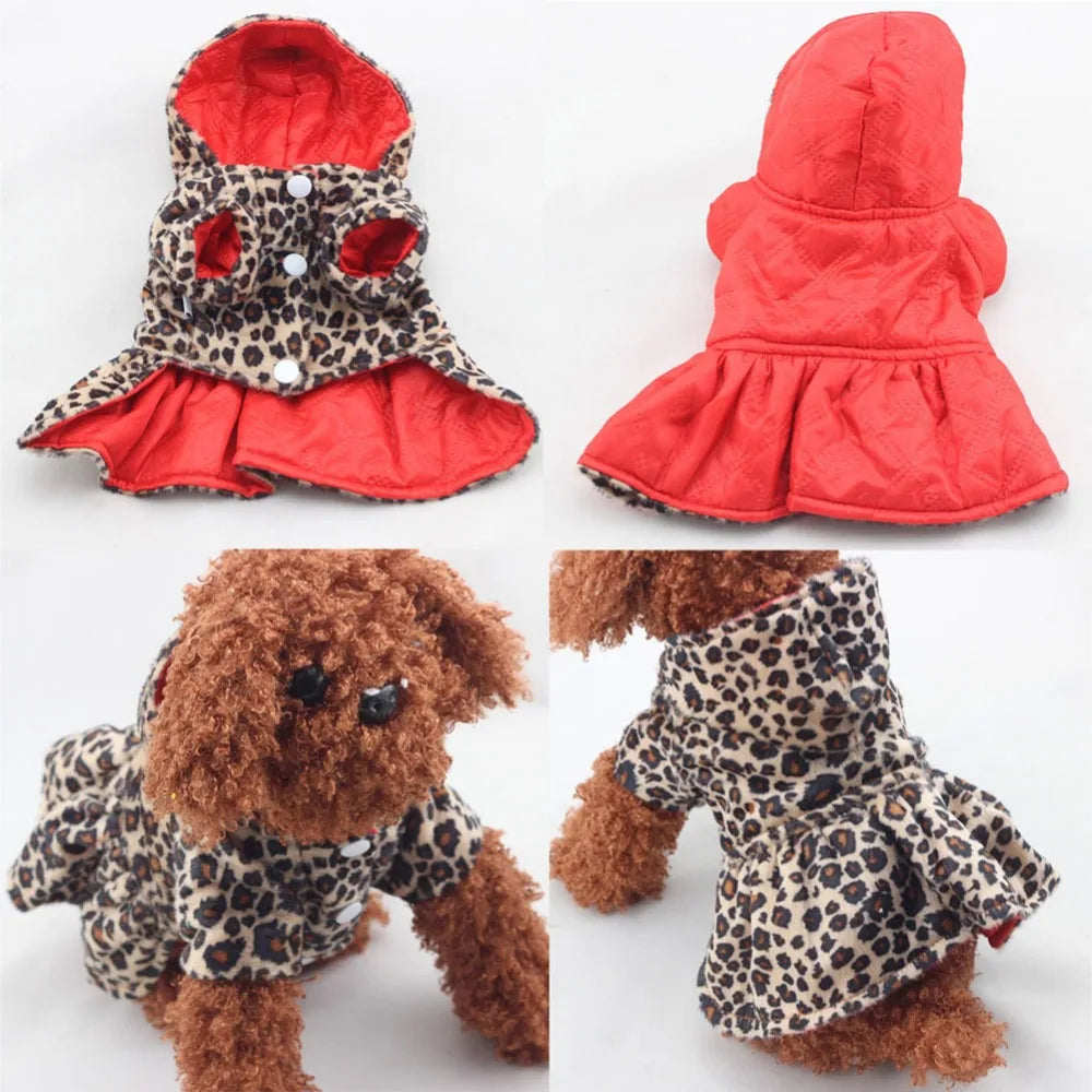 Leopard Winter Costume for Dog - RavePets