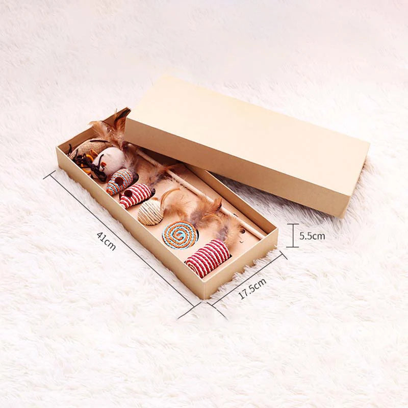Feather Cat Toy Set - RavePets
