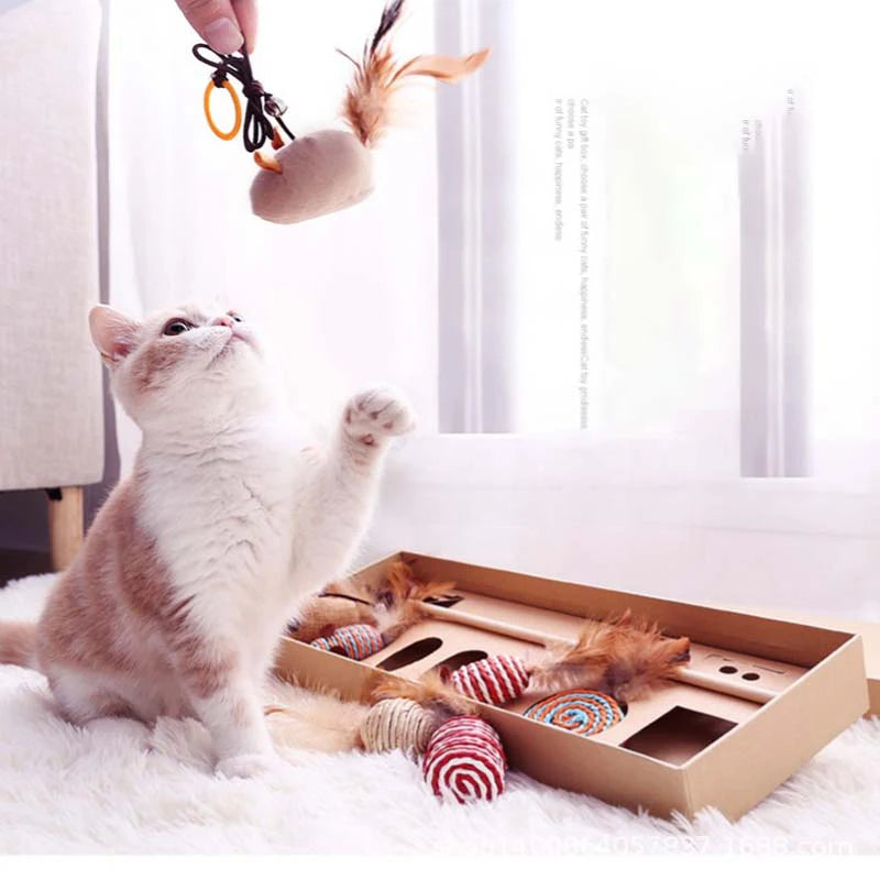Feather Cat Toy Set - RavePets