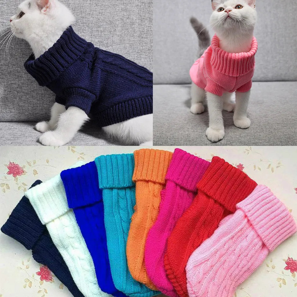 Cat Knitted Sweater - RavePets