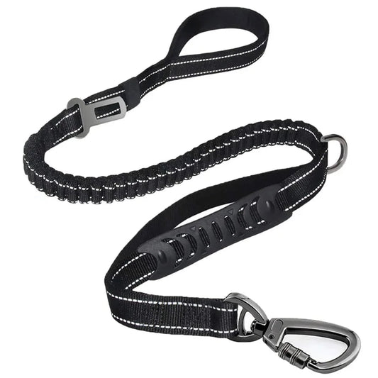 Double Handle Reflective Leash - RavePets