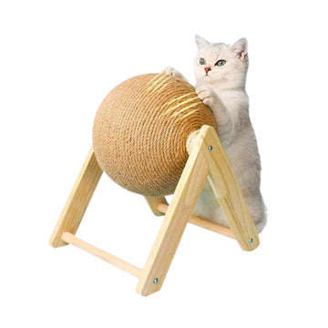 Wooden Cat Scratcher Toy - RavePets